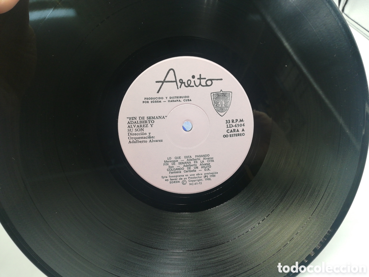 Discos de vinilo: Adalberto. Fin de semana con Adalberto. LP. - Foto 4