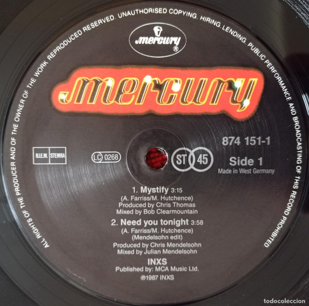 Discos de vinilo: INXS ** Mystify ** MAXI SINGLE VINILO ORIGINAL 1989 - Foto 3