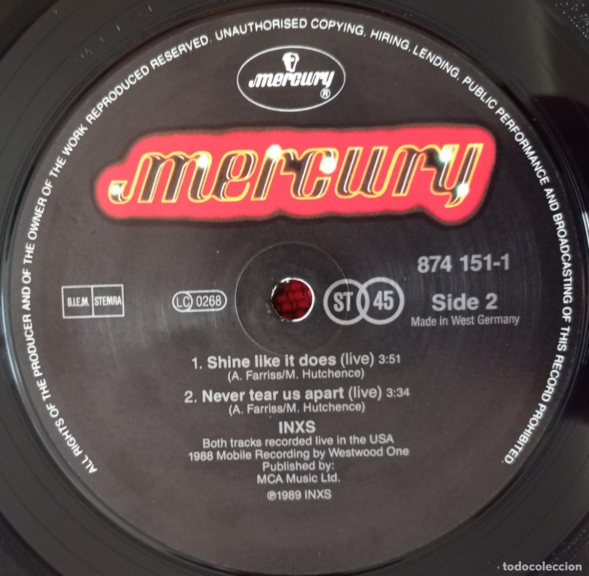 Discos de vinilo: INXS ** Mystify ** MAXI SINGLE VINILO ORIGINAL 1989 - Foto 4