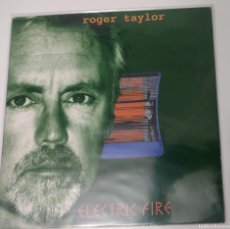 Discos de vinilo: ROGER TAYLOR: ”ELECTRIC FIRE” (1998). FORMATO VINILO COLOR NARANJA. DESCATALOGADO. (QUEEN). NUEVO.
