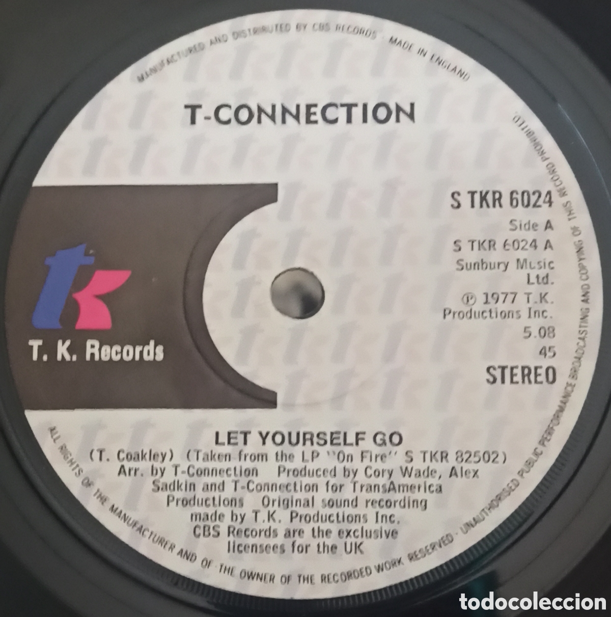 Discos de vinilo: T-Connection &lrm;&ndash; Let Yourself Go - Foto 1