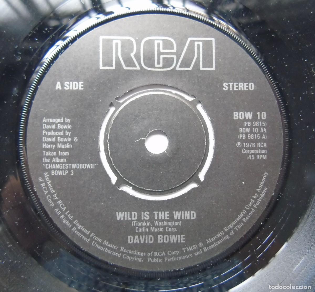 Discos de vinilo: David Bowie &ndash; Wild Is The Wind Single 7&rdquo; UK 1981 - Foto 3