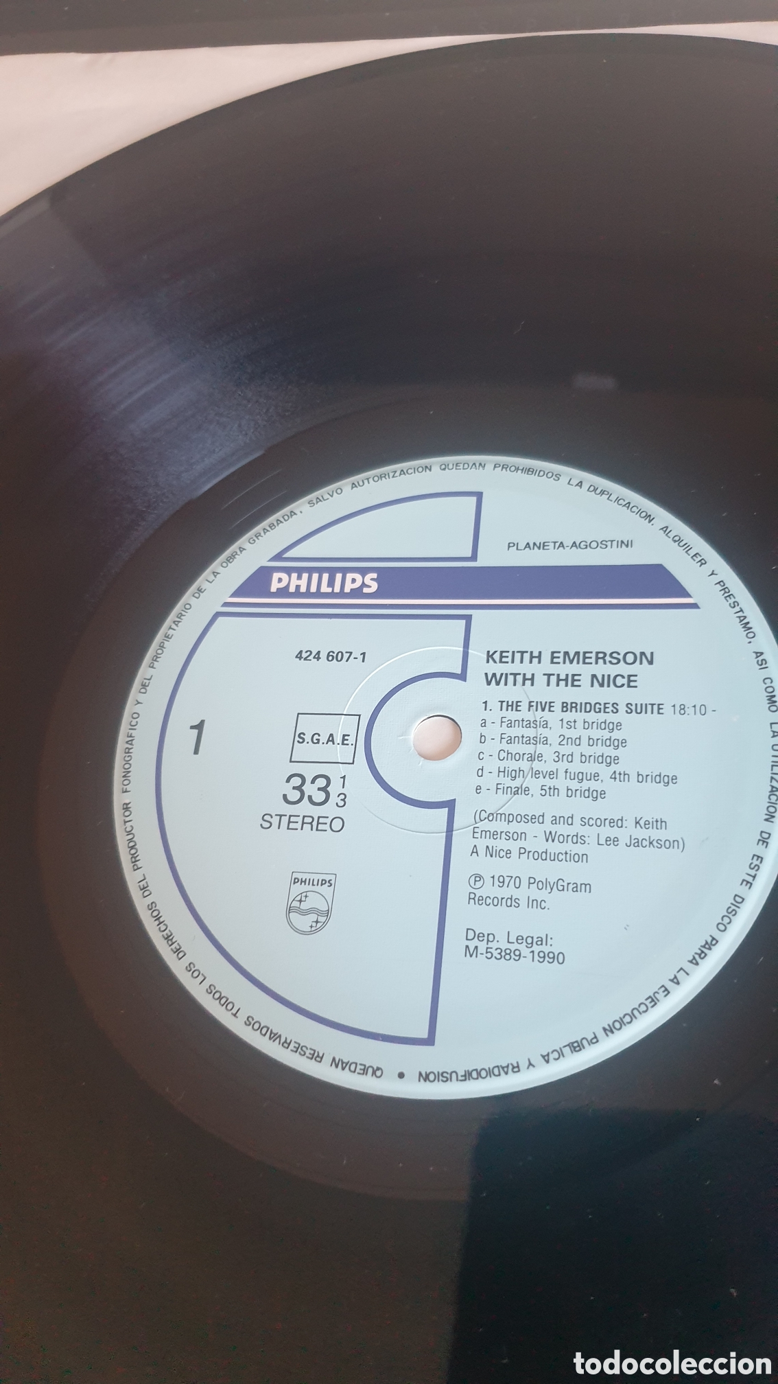Discos de vinilo: THE NICE - HERE COMES... ( EMERSON LAKE & PALMER) - Foto 3