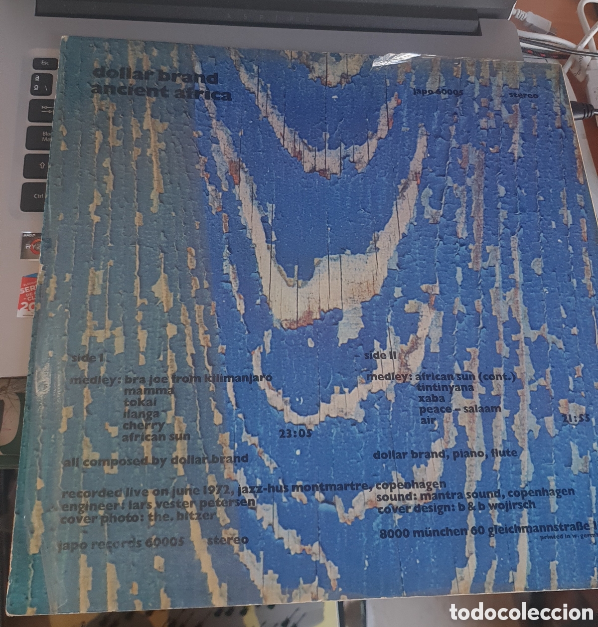 Discos de vinilo: Dollar Brand&nbsp;&ndash;&nbsp;Ancient Africa - Foto 2