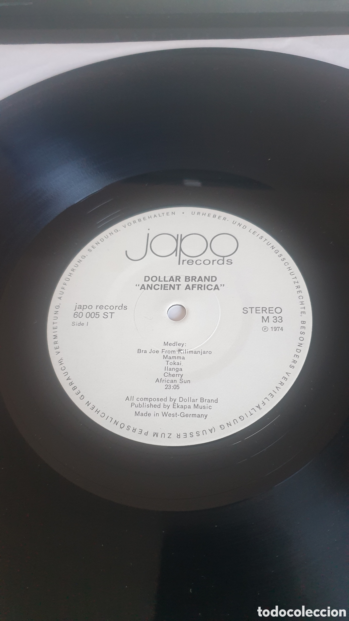 Discos de vinilo: Dollar Brand&nbsp;&ndash;&nbsp;Ancient Africa - Foto 5