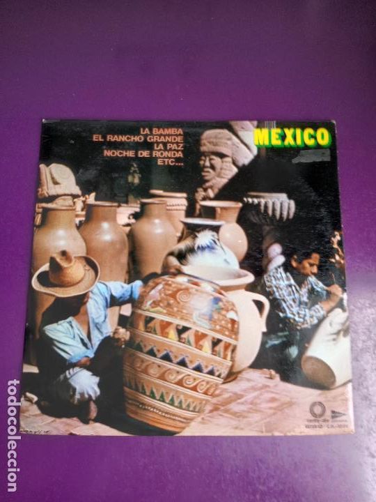 Disques de vinyle: LOS MARIACHIS DE PANCHO ROMERO - LP MOVIEPLAY 1973 - MEXICO FOLK, SIN APENAS USO, RANCHERAS, CORRIDO
