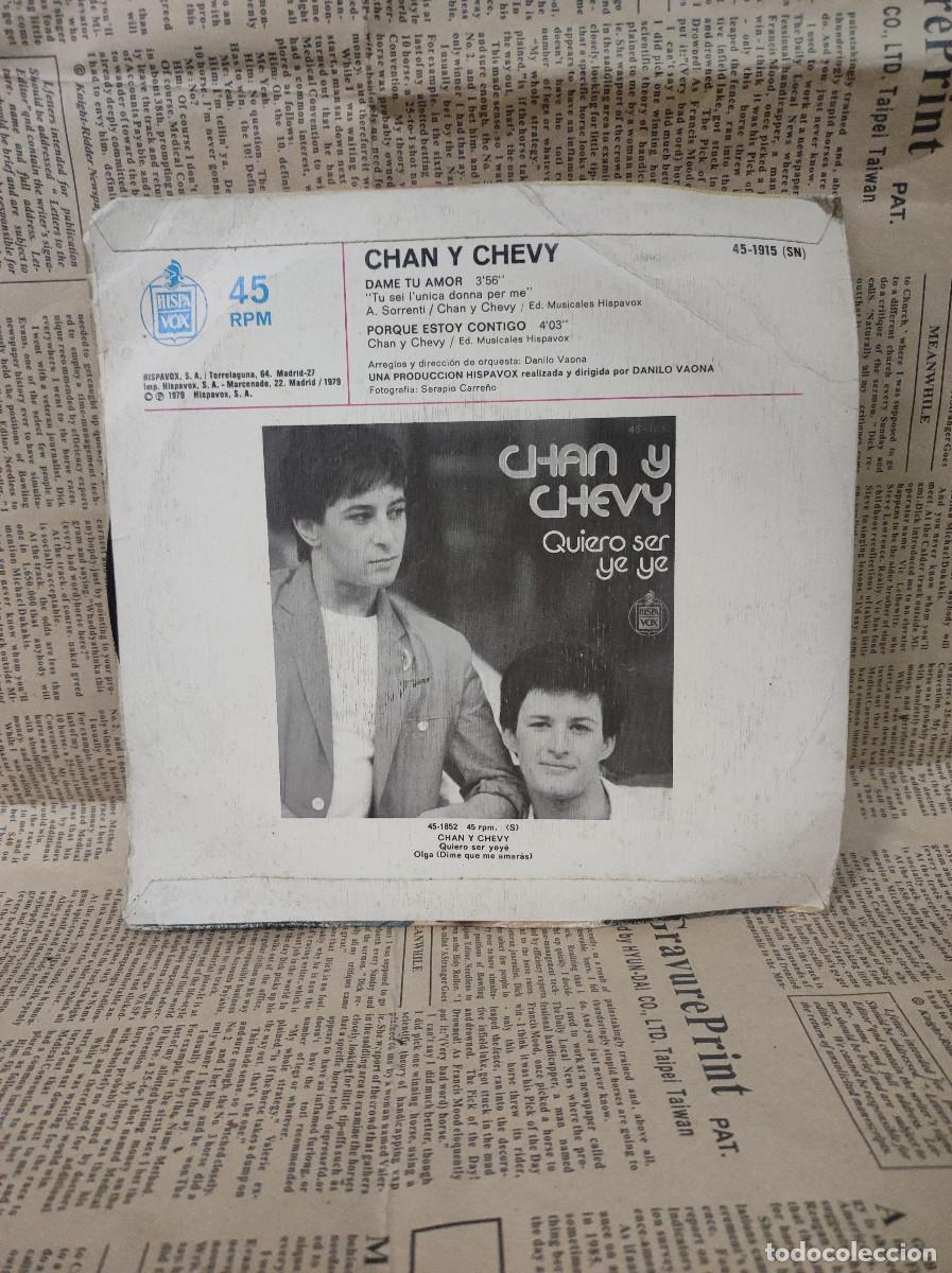 Discos de vinilo: Chan Y Chevy &ndash; Dame Tu Amor - Foto 2