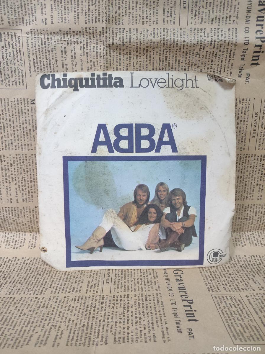 Discos de vinilo: ABBA &ndash; Chiquitita c/w Lovelight - Foto 1