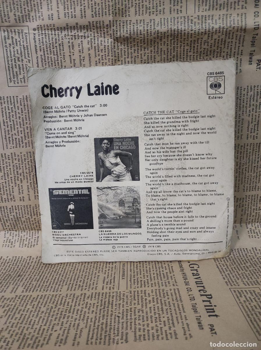 Discos de vinilo: Cherry Laine &ndash; Coge Al Gato - Foto 2