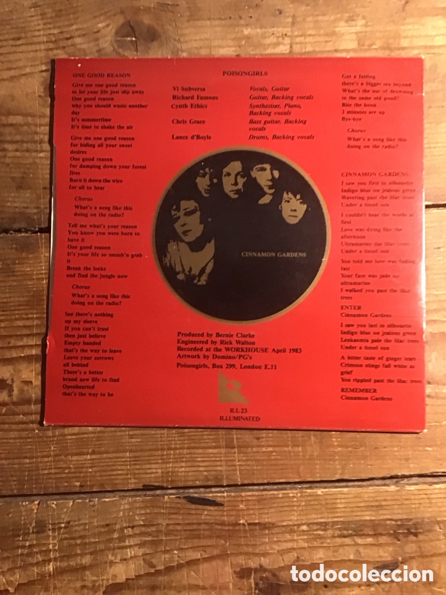Discos de vinilo: Poison Girls One Good Reason - Foto 2
