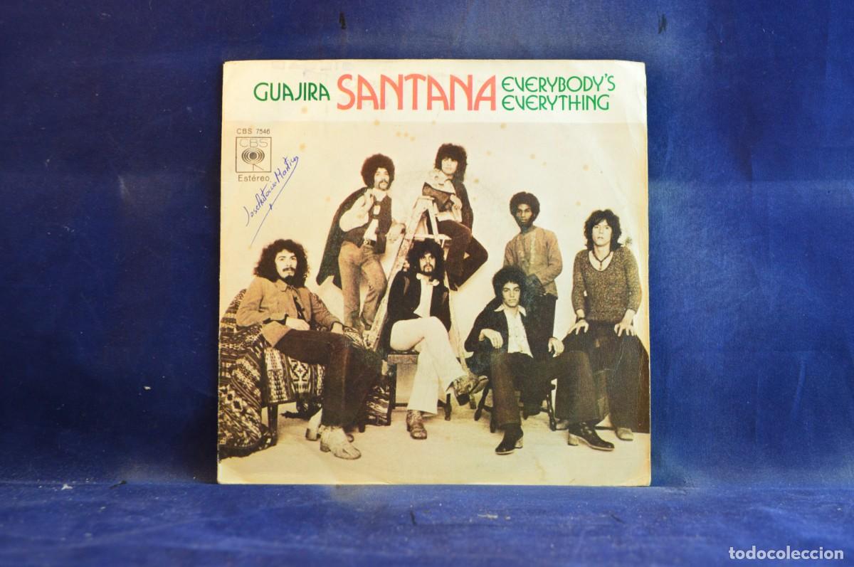 Discos de vinilo: SANTANA EVERYBODY&acute;S EVERYTHING - GUAJIRA - SINGLE - Foto 1