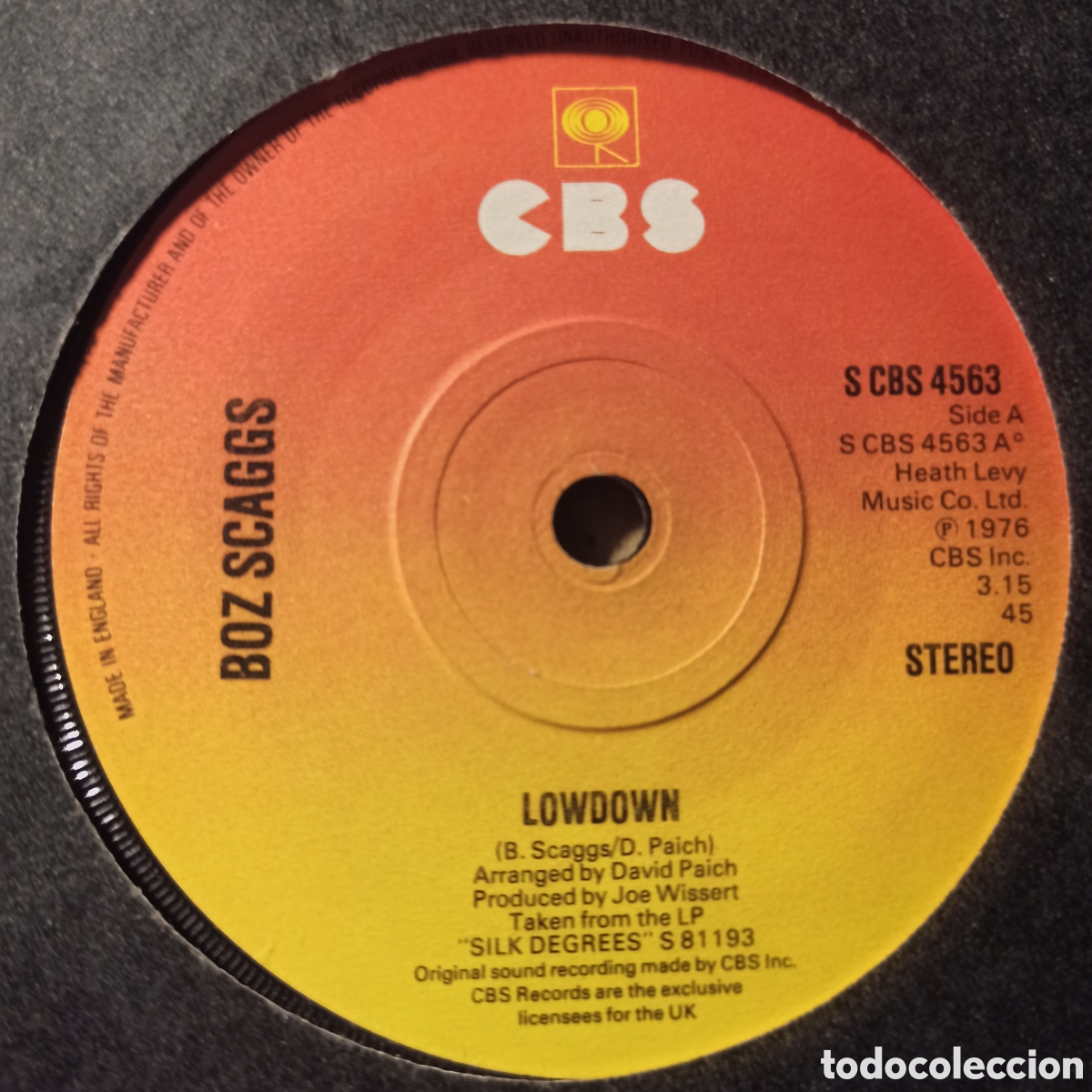 Discos de vinilo: Boz Scaggs &ndash; Lowdown - Foto 1