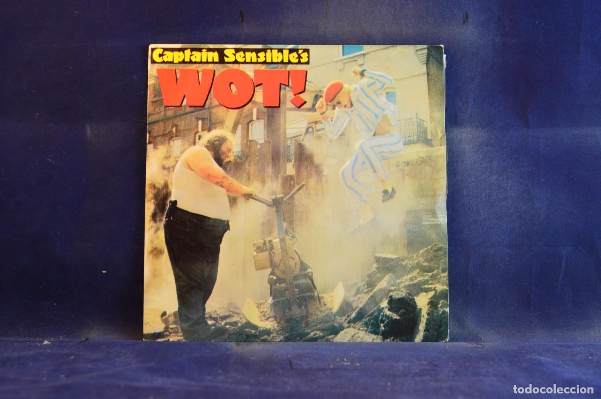 Discos de vinilo: CAPITAN SENSIBLE &acute;S - WOT - STRAWEBERRY - SINGLE - Foto 1