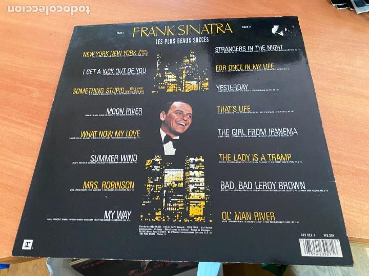 Discos de vinilo: FRANK SINATRA (LESS PLUS BEAUX SUCCES DE ) LP 1989 (B-45) - Foto 3