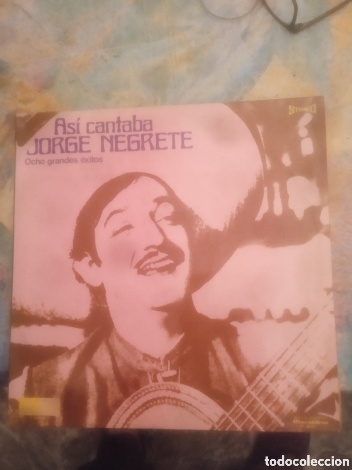 Disques de vinyle: As&iacute; cantaba jorge negrete ,Odeon,1971