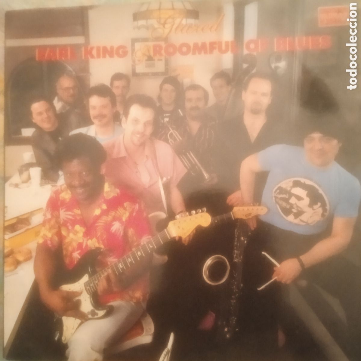 Disques de vinyle: Earl king and roomful of blues,glazed,1987 demon records,uk