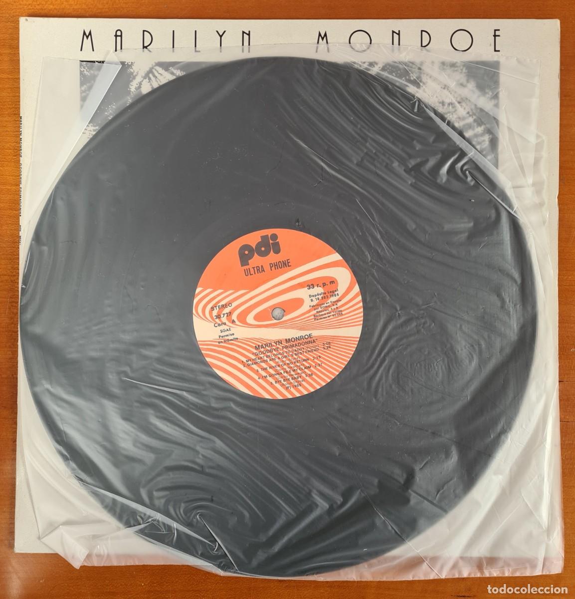 Discos de vinilo: Disco Vinilo Marilyn Monroe Goodbye Primadonna 1985 - Foto 7