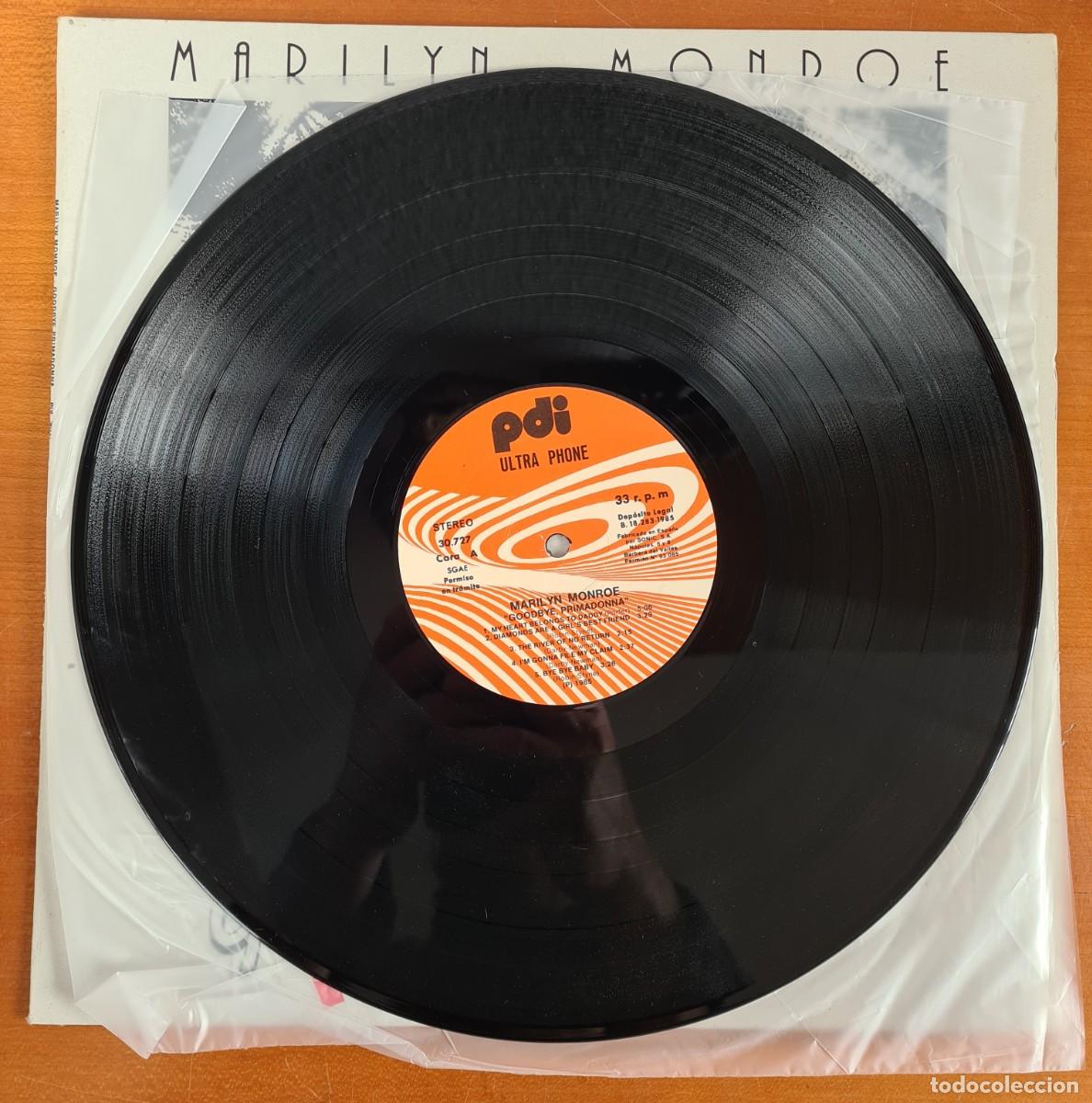 Discos de vinilo: Disco Vinilo Marilyn Monroe Goodbye Primadonna 1985 - Foto 8