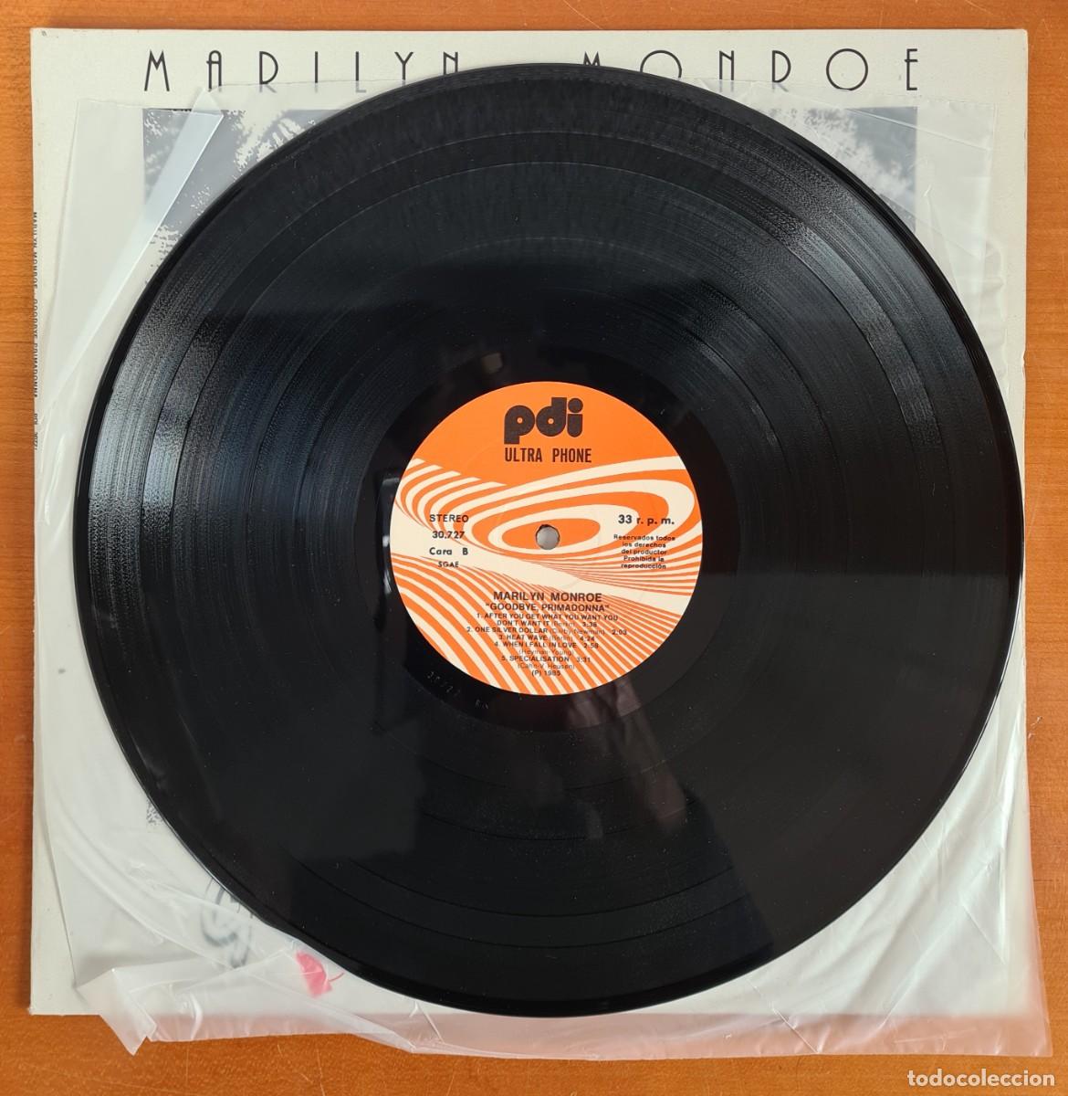 Discos de vinilo: Disco Vinilo Marilyn Monroe Goodbye Primadonna 1985 - Foto 11