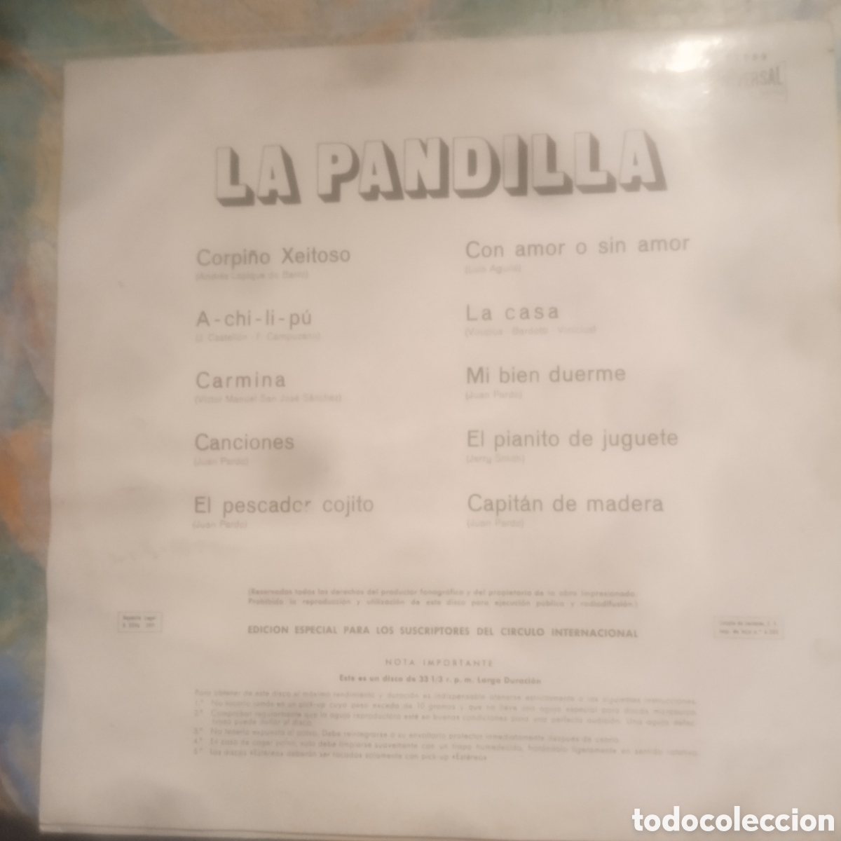 Discos de vinilo: La pandilla 52589 a,1971 - Foto 2