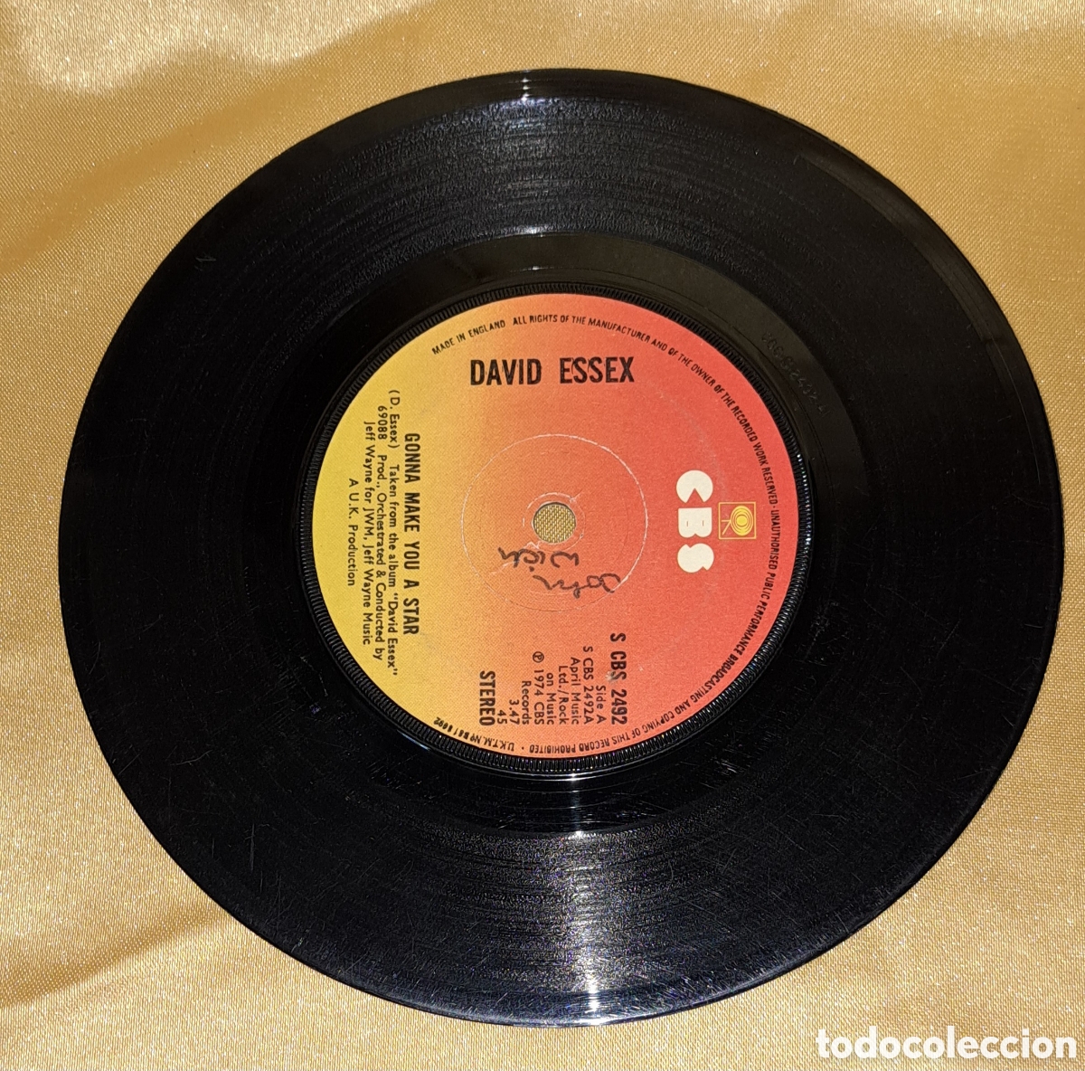 Discos de vinilo: SINGLE DAVID ESSEX &rdquo; WINDOWS &rdquo; 1974 - Foto 2