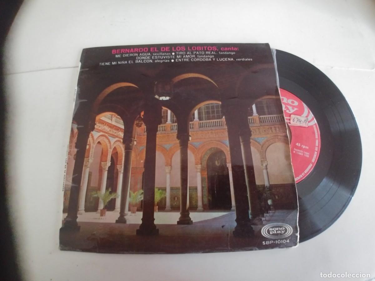 Discos de vinilo: BERNARDO EL DE LOS LOBITOS-EP ME DIERON AGUA +4 - Foto 1