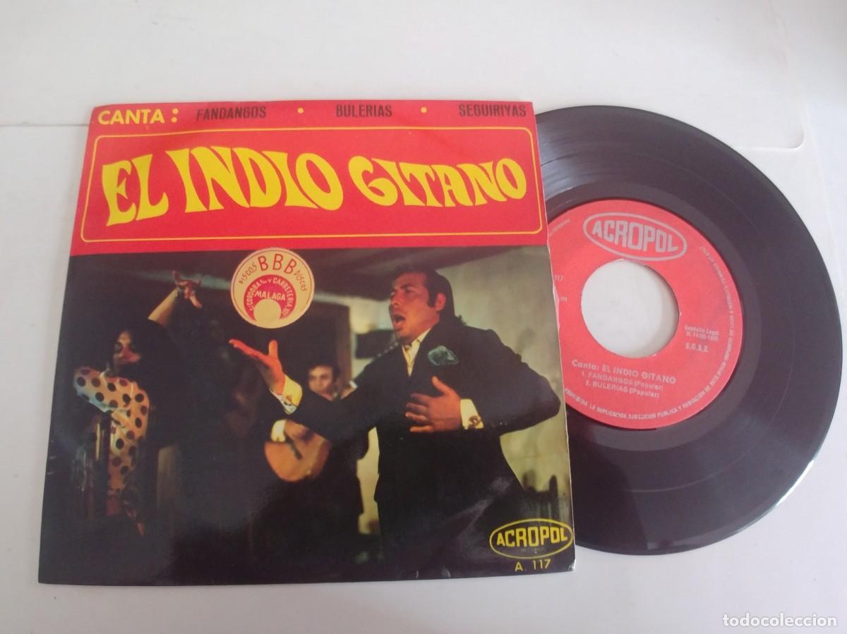 Discos de vinilo: EL INDIO GITANO-EP FANDANGOS +2-NUEVO - Foto 1