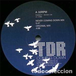Discos de vinilo: TDR &ndash; Coming Down-UK-2004-MAXI SINGLE-NUEVO - Foto 1