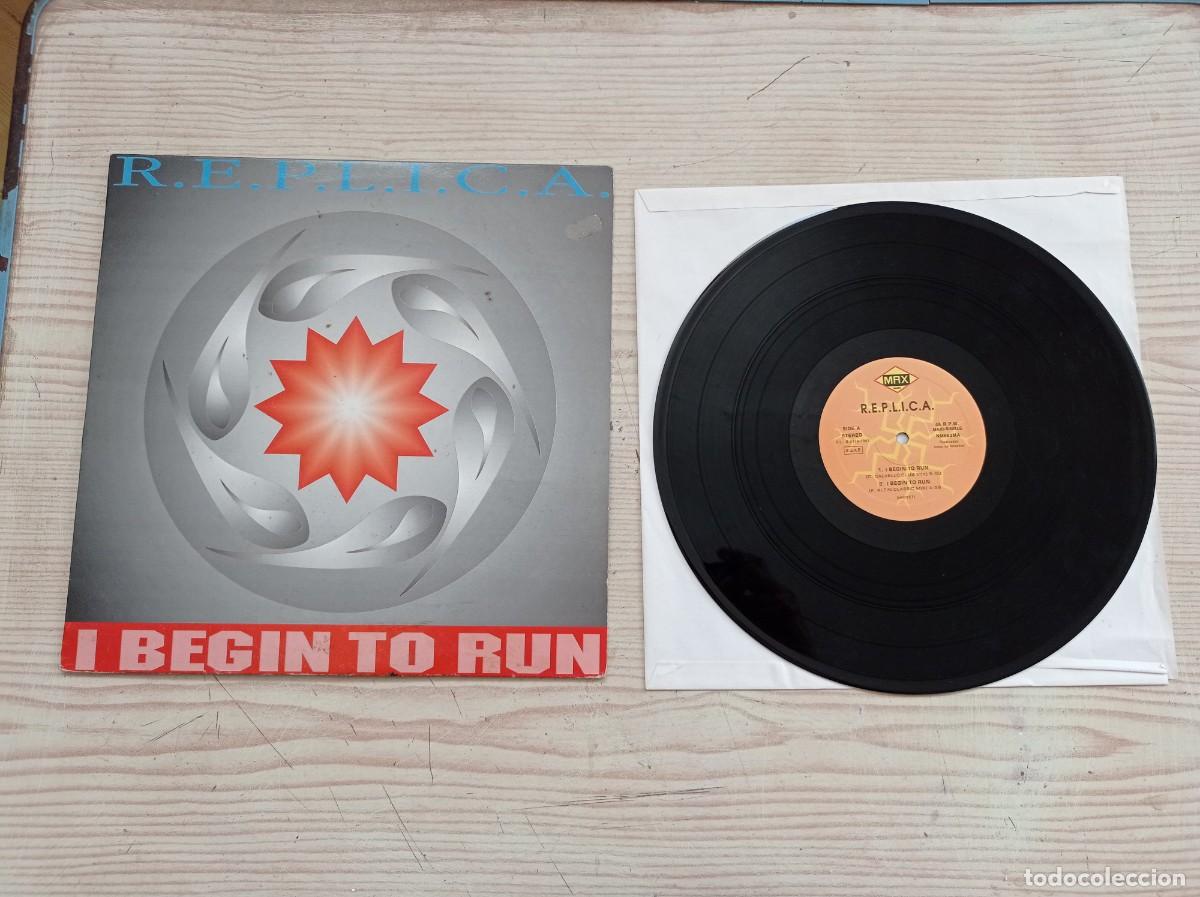 Discos de vinilo: R.E.P.L.I.C.A. - I Begin To Run - Maxi Single - Foto 1