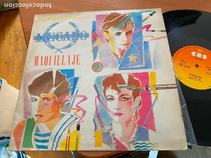 Discos de vinilo: MECANO (MAQUILLAJE) MAXI ESPA&Ntilde;A 1982 (B-45) - Foto 1