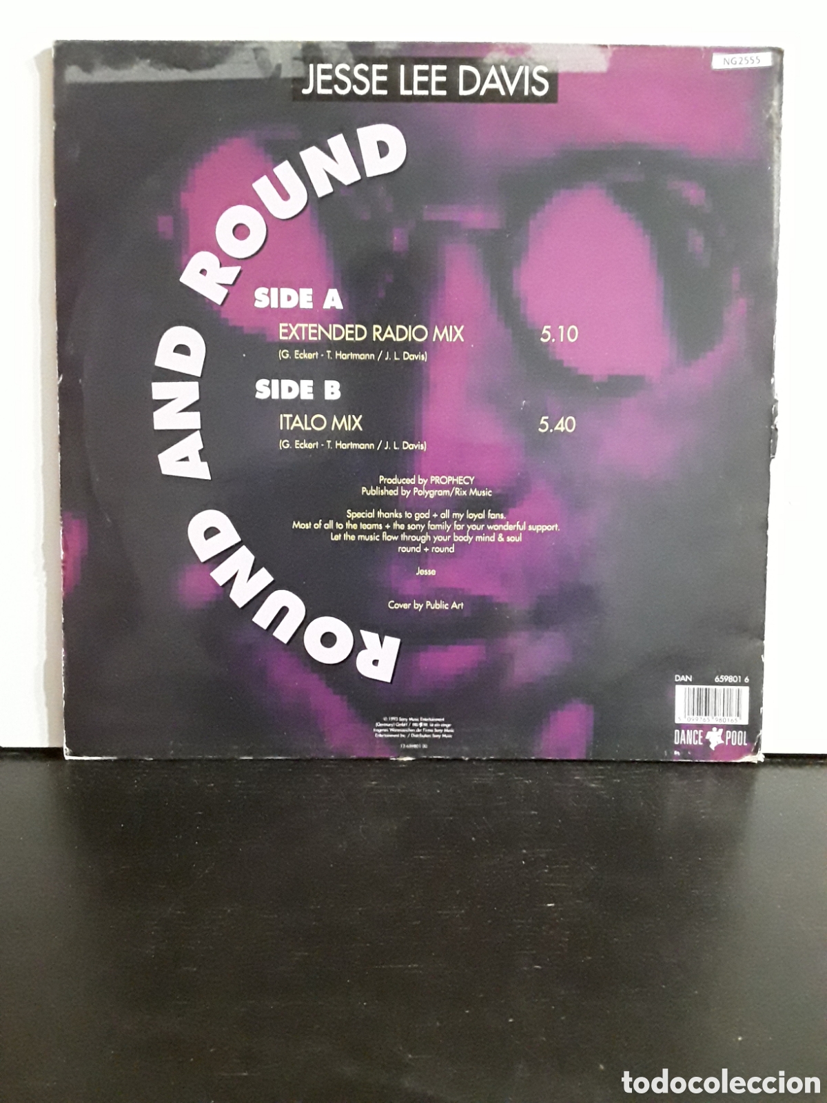Discos de vinilo: Jesse Lee Davis &lrm;&ndash; Round And Round - Foto 2
