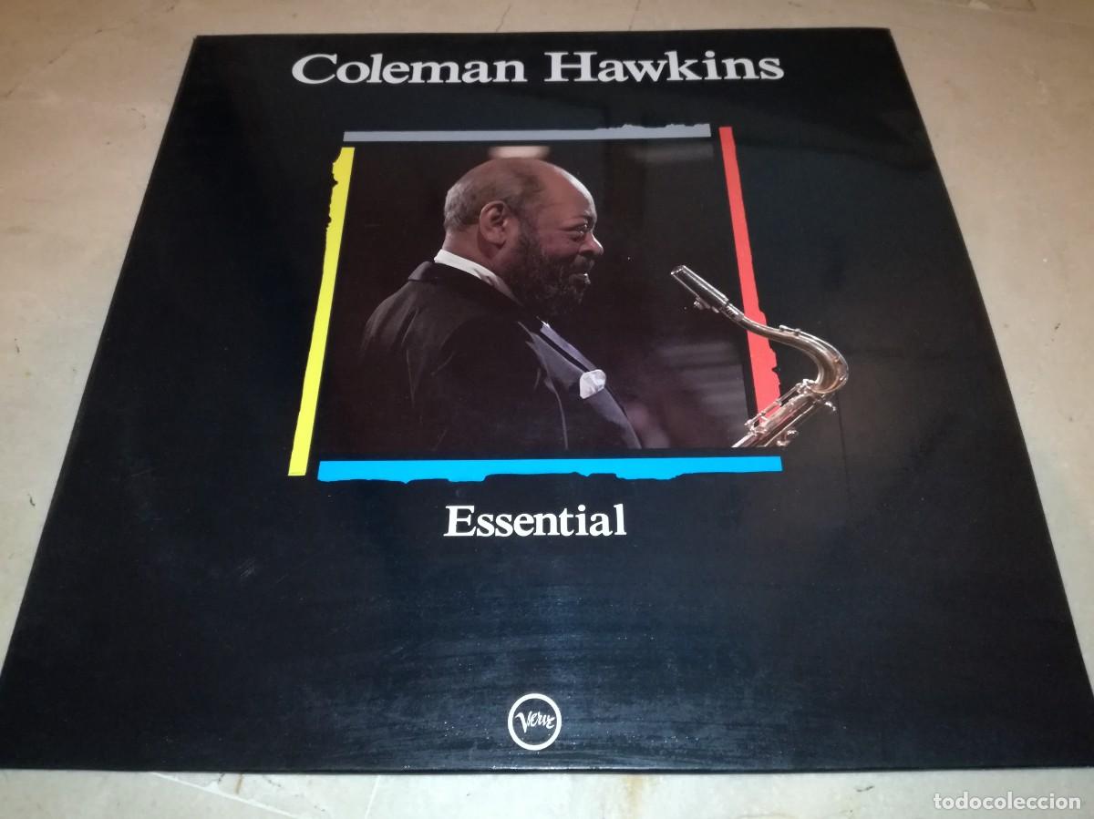 Discos de vinilo: THE ESSENTIAL COLEMAN HAWKINS-EDICION ESPA&Ntilde;OLA-VINILO EN EXCELENTE ESTADO