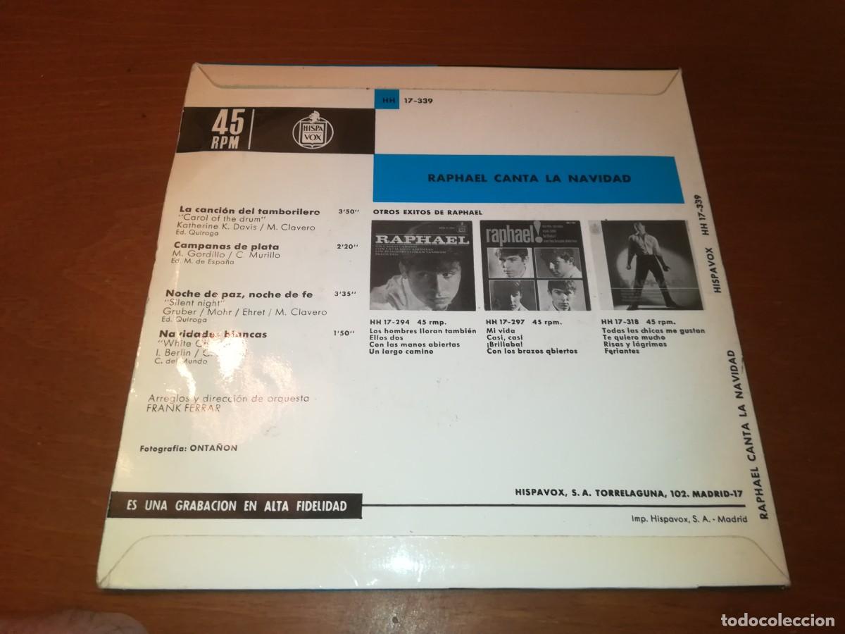 Discos de vinilo: CANTA LA NAVIDAD / RAPHAEL / R3 / HISPAVOX - Foto 4