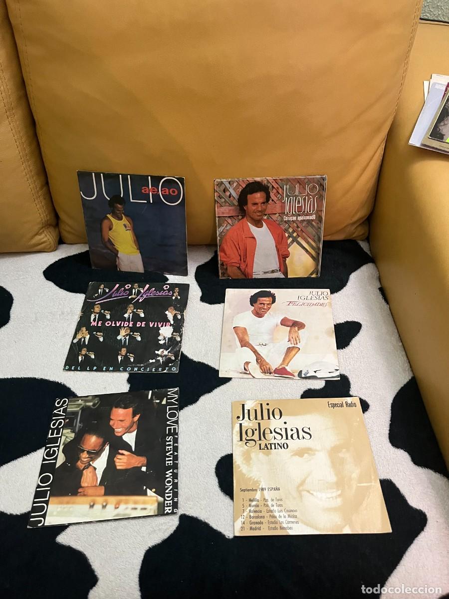 Discos de vinilo: julio iglesias x 17 singles - Foto 2