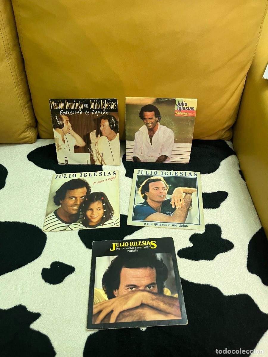 Discos de vinilo: julio iglesias x 17 singles - Foto 4