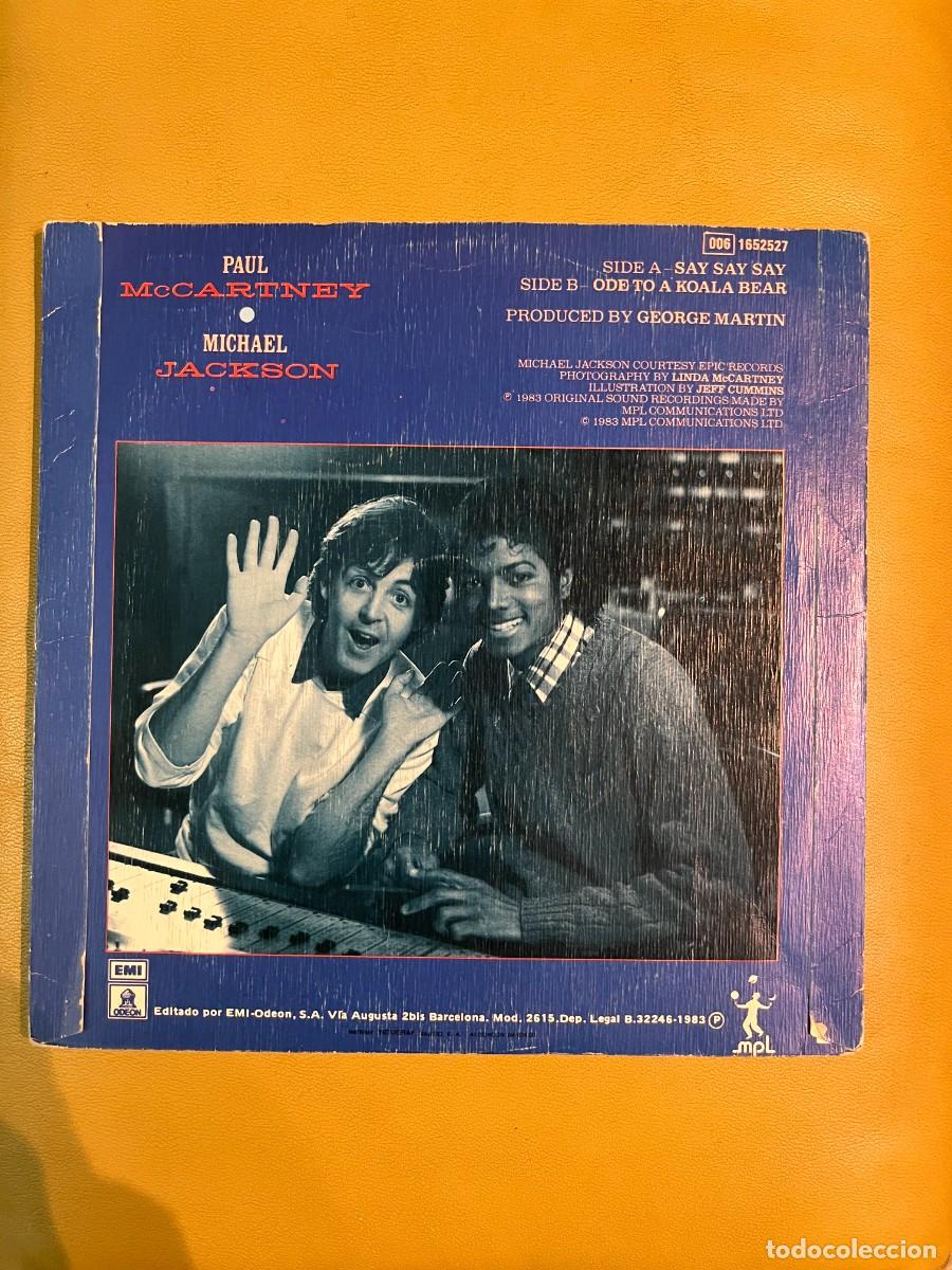 Discos de vinilo: Paul McCartney & Michael Jackson &lrm;&ndash; Say Say Say - Foto 2