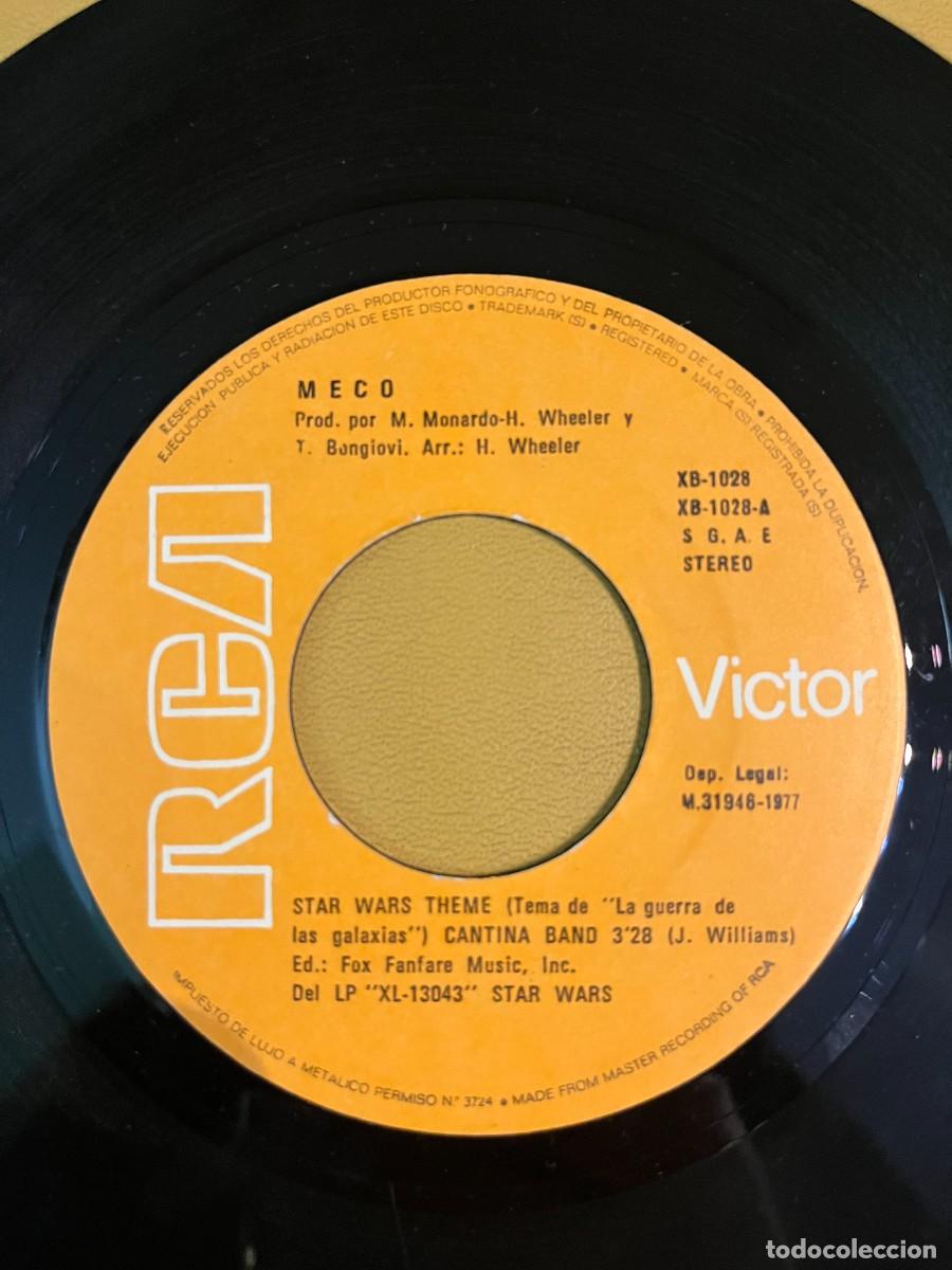 Discos de vinilo: Meco &lrm;&ndash; Star Wars Theme / Cantina Band - Foto 3