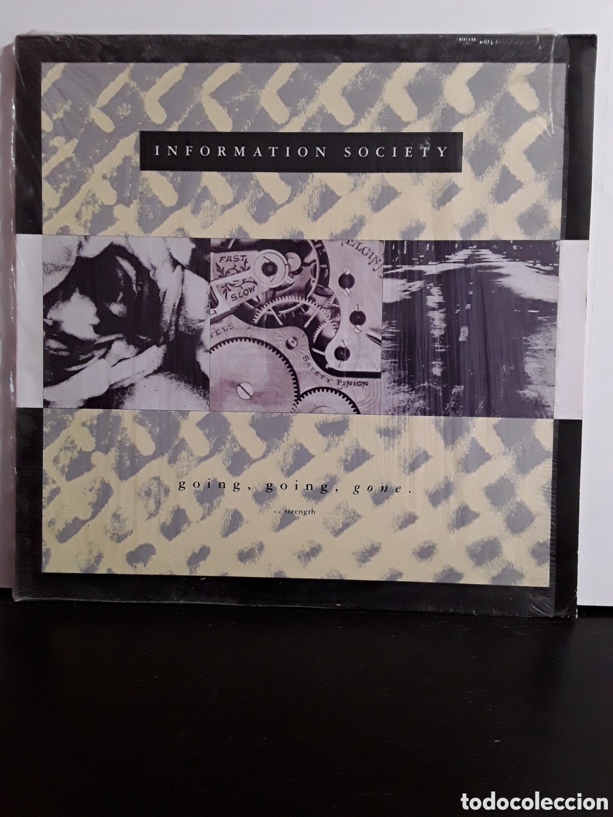 Discos de vinilo: Information Society &lrm;&ndash; Going, Going, Gone b/w Strength - Foto 1