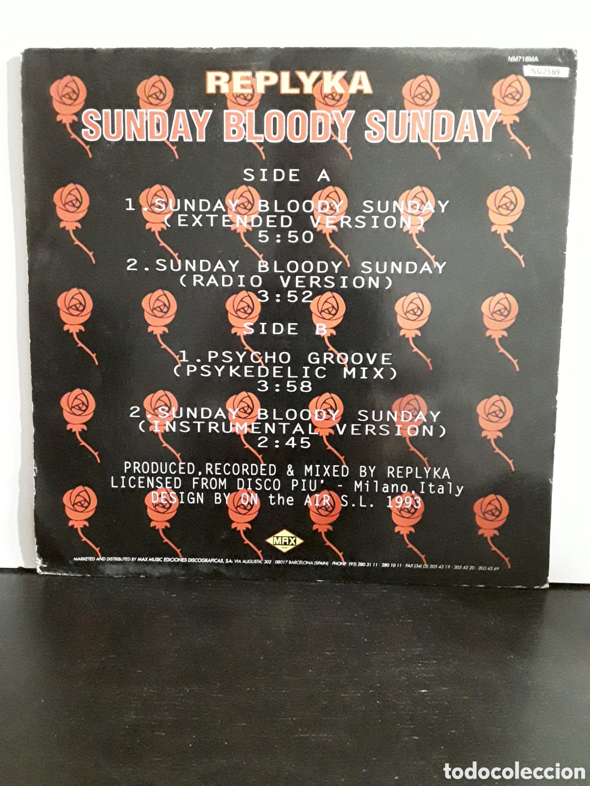 Discos de vinilo: Replyka &lrm;&ndash; Sunday Bloody Sunday - Foto 2
