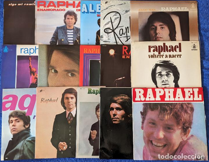 Discos de vinilo: Lote de 16 LPs de Raphael - Foto 1