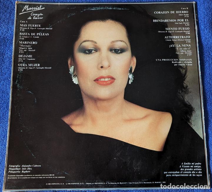 Discos de vinilo: Coraz&oacute;n de hierro - Massiel (1983) - Foto 2