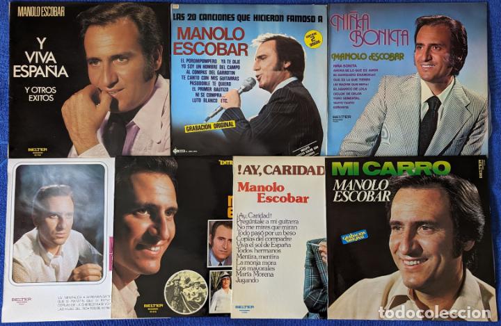 Discos de vinilo: Lote de 7 Lps de Manolo Escobar - Foto 1