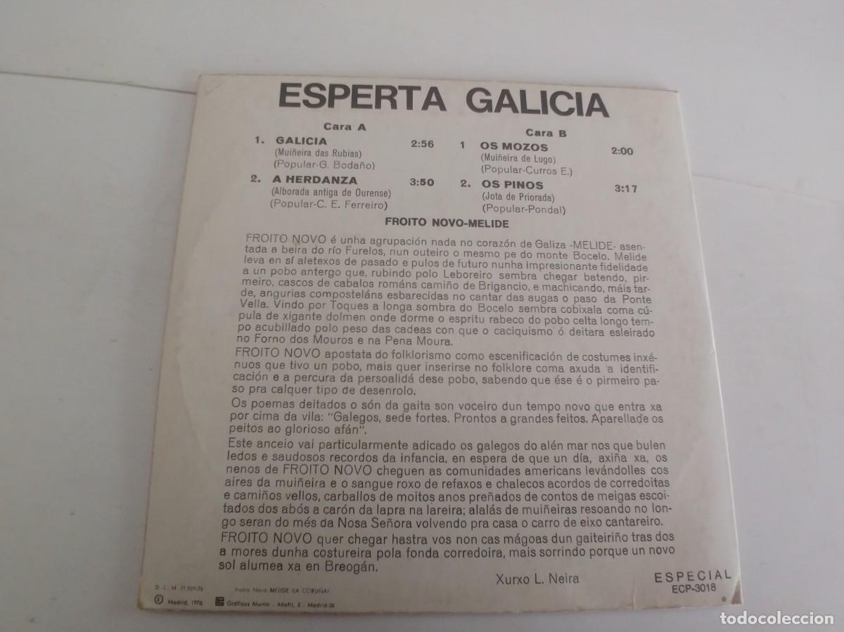 Discos de vinilo: ESPERTA GALICIA-EP GALICIA +3 - Foto 2