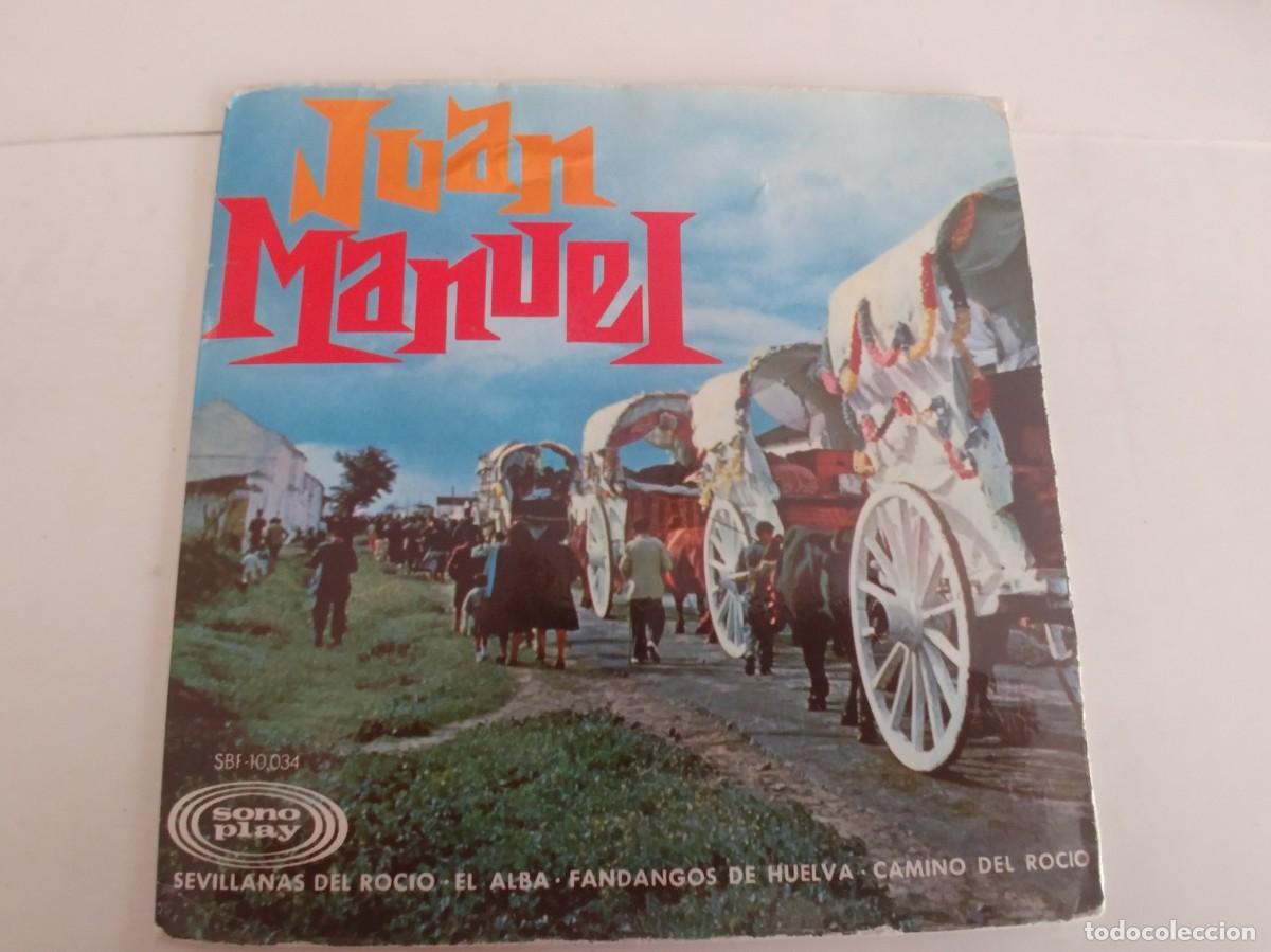 Discos de vinilo: JUAN MANUEL-EP SEVILLANAS DEL ROCIO +3-GATEFOLD - Foto 1