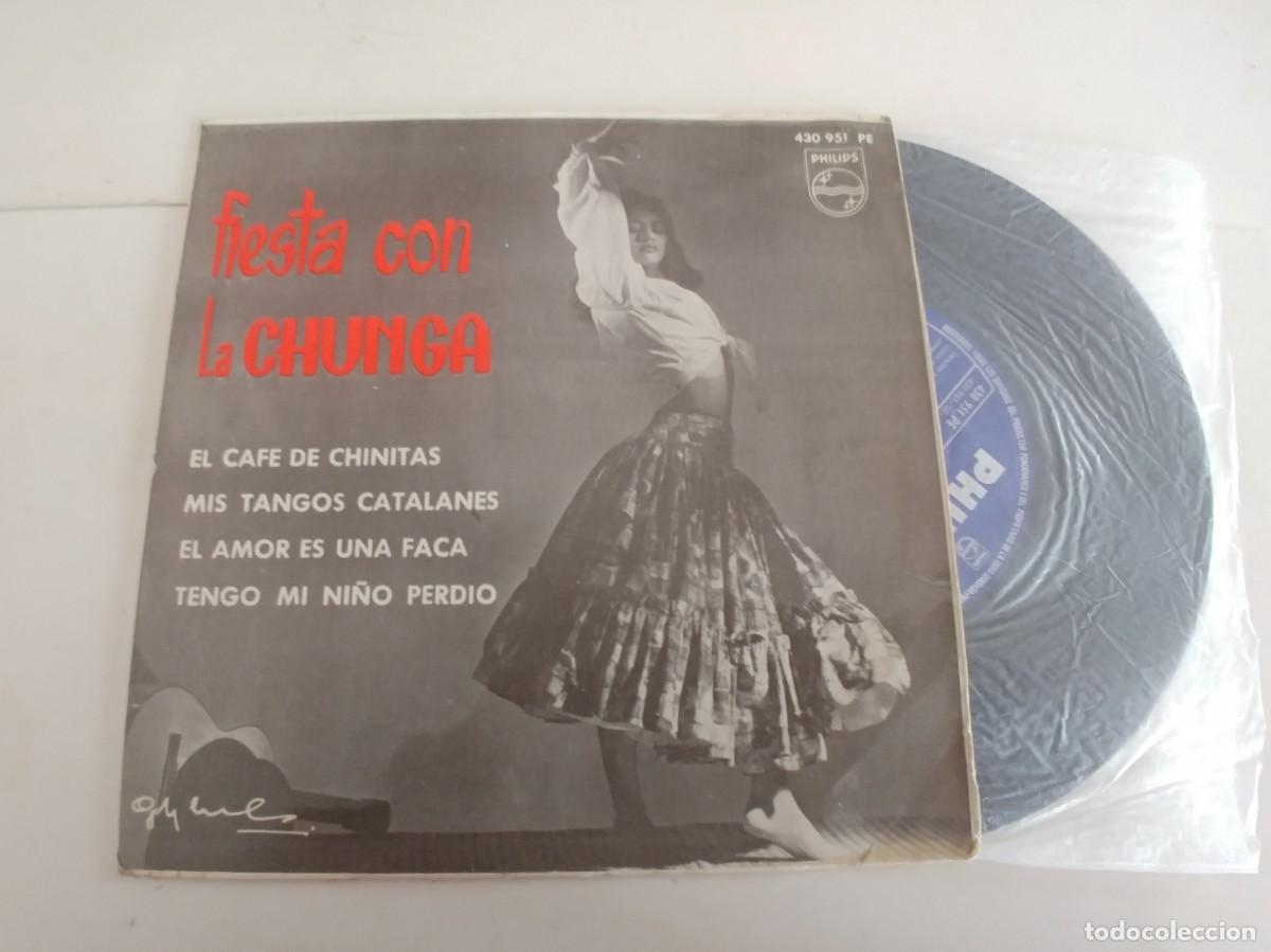 Discos de vinilo: LA CHUNGA-EP EL CAFE DE CHINITAS +3 - Foto 1
