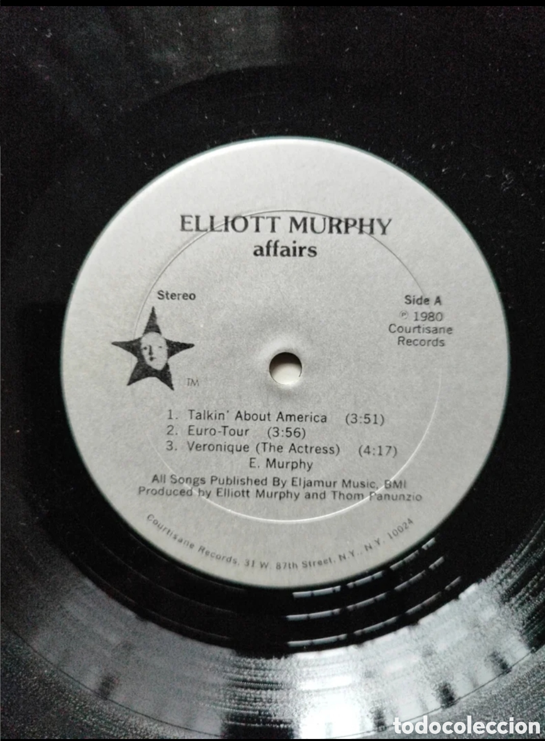 Discos de vinilo: ELLIOTT MURPHY - AFFAIRS (1980) - Foto 3