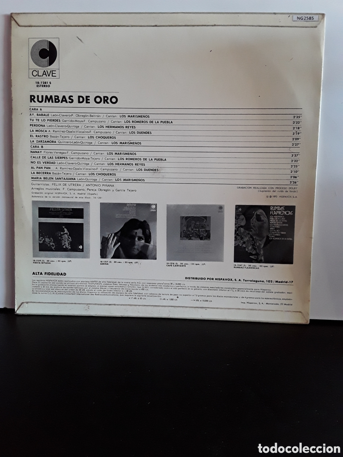 Discos de vinilo: Rumbas De Oro - Foto 2