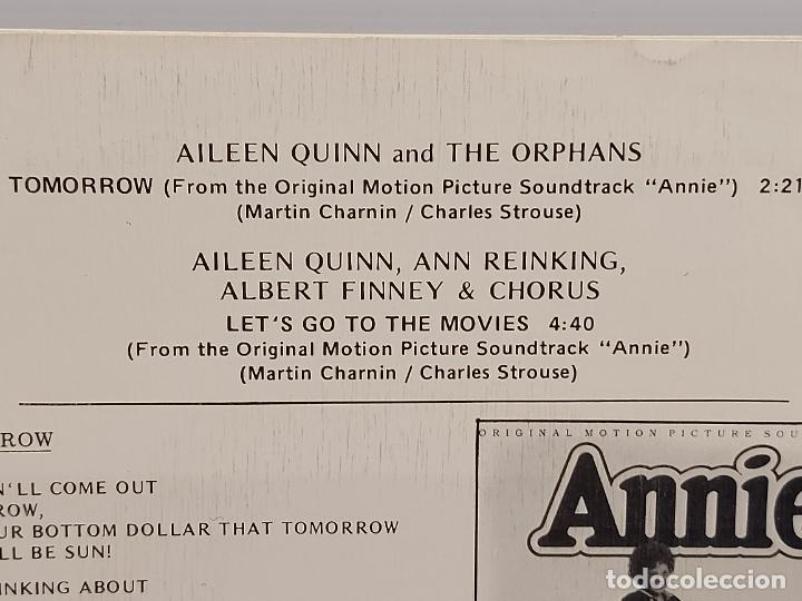 Discos de vinilo: B.S.O. !! ANNIE / TOMORROW / SINGLE-CBS-1982 / DE LUJO. ****/**** - Foto 3
