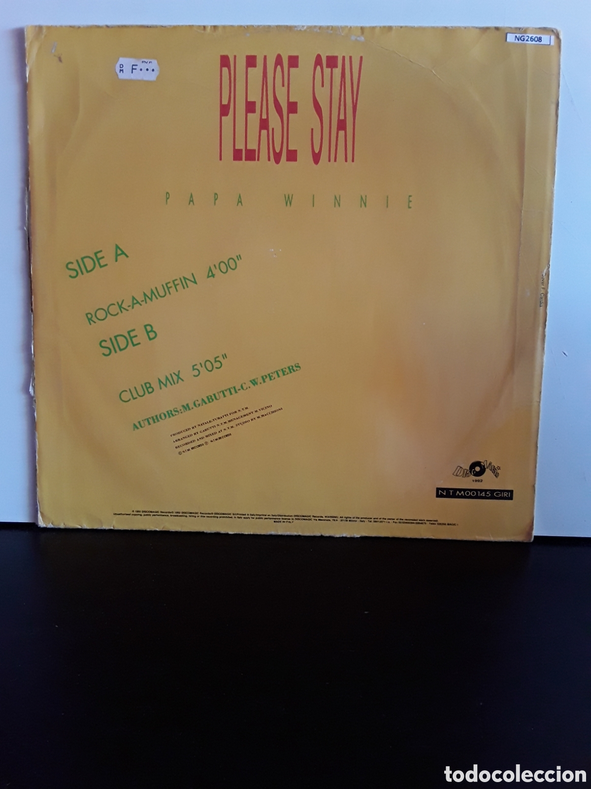 Discos de vinilo: Papa Winnie &lrm;&ndash; Please Stay - Foto 2