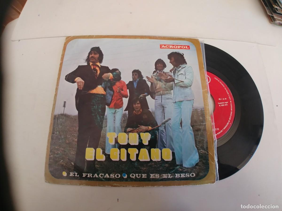 Discos de vinilo: TONY EL GITANO-SINGLE EL FRACASO - Foto 1